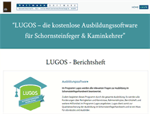 Tablet Screenshot of lugos-berichtsheft.de